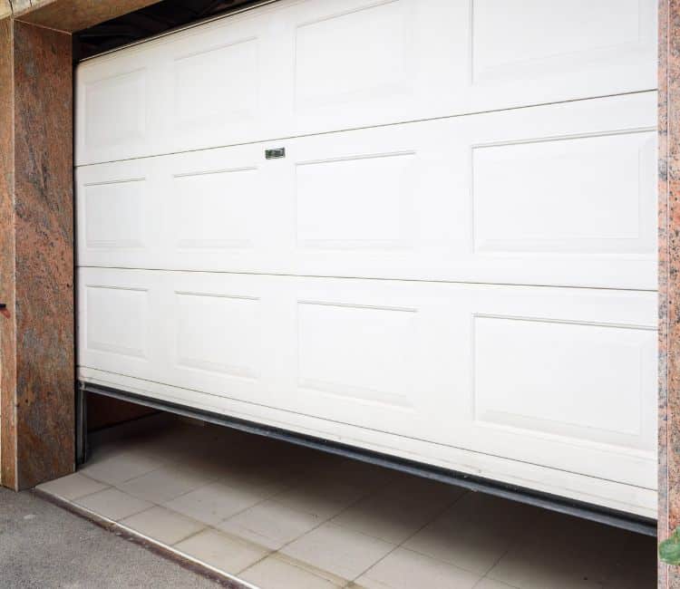 garage door not level
