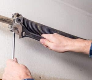 Garage door springs maintenance