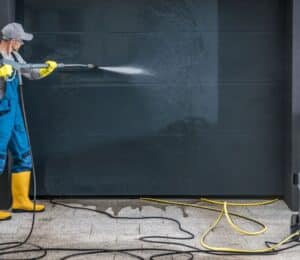 clean your garage door