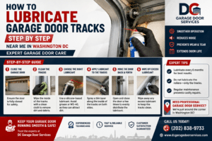 How to Lubricate Garage Door Tracks Step by Step Near Me