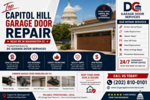 Top Capitol Hill Garage Door Repair Near Me in Washington DC