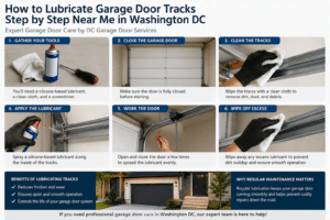 How to Lubricate Garage Door Tracks Step by Step