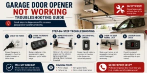 Garage Door Opener Not Working Troubleshooting Guide